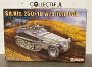 DRAGON - SD. Kfz. 250/10 W/3.7CM PAK - WWII - MILITARY KIT - 1:35 -NEWB6