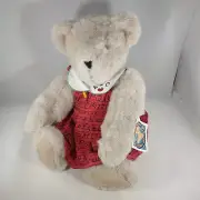 Vermont Teddy Bear Co Plush ABC Alphabet Dress Jointed Limbs 1992 School Teacher
