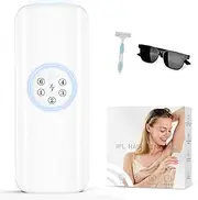 Laser Hair Removal for Women Men, IPL Hair Removal Device at Home, Painless Hair Remover for Facical Body Bikini Legs Armpits 6 Levels & 2 Modes Permanent Electrolysis Epilator