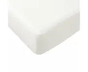 Sheets Essentially Home Living Polyester Cotton Fitted Sheet 33Cm Wall Double Ivory