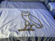 OVO- Double Sided White/gold Towel. (Brand New) With Tags| Travis Scott, Rapper,