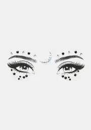 Black Star & Moon Face Gems