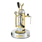 Elektra Micro Casa Leva Coffee Machine Chrome/Brass