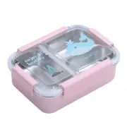 800ml Cartoon Stainless Steel 304 Lunch Box Leak-Proof Kids Children Bento Box Student School Microwave Food Container