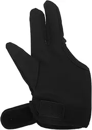 Beavorty Hair Styling Heat Gloves Three-finger Strap Curling Wand and Flat Iron Protection Heat Resistant Hairdressing Gloves Right Hand