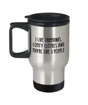 Chipmunks Travel Mug, Chipmunks Gift Idea, Gift for Chipmunks Lover