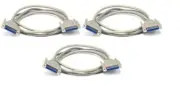 3 (6 foot) Bi-Directional DB25 Parallel Extension Cord Printer Scanner
