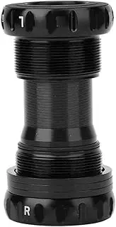 Bottom Bracket, Bike Ceramic Bearing Bottom Bracket, Threaded BB 24mm Spindle, Mountain RoadBike Bearing Bottom Brackets for Cranksets Mountain RoadBike Cycling Accesory (Black)