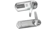 NEW Kaba Satin Chrome Keypad Lever Handle Door Lock