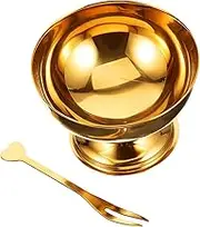 Hoement Elegant Ice Bowl Multi-Purpose Dessert Container Perfect for Hotels Bars
