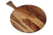 Acacia Wood Round Paddle Serving Board - 52x40.5x1.2cm