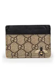 Brown Bee Print Supreme GG Cardholder