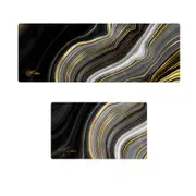 Non-Slip Home PVC Anti-Oil Waterproof Floor Mat Door Mat Kitchen Mat Black Quicksand