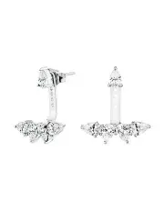 [SALLY SKOUFIS] Pure Ear Jacket With Diamonds in Silver