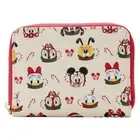 Loungefly Disney Mickey and Friends Hot Cocoa Mugs Zip Around Wallet New