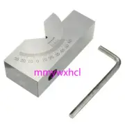 Milling Machine Precision Adjustable Angle V Block 0°-60° Vice Grip Hold Clamp