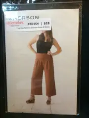 Sewing Patterns Pants Women Fabric Overall Bib Pants Shorts True/Bias New