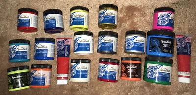 Speedball Block Printing Ink. Starter Set 19 Jars/Tubes. Brand New Unopened.