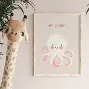[Namly Design] Poster - Be Unique Octopus