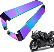 Motorcycle Mirrors for Handlebars | Rotating Handlebar Rear View Mirrors | Versatile Rearview Accessories Replacement Parts for Adults Beginners Enthusiasts