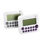Digital clock with countdown alarm stopwatch kitchen helper timer reminder