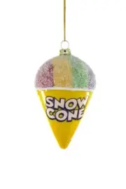 Cody Foster Rainbow Color Snow Cone Ornament