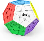 Willking YJ MGC Magnetic Megaminx Stickerless Speed Cube Yongjun 3x3 Magnetic Pentagonal Speed Cube Dodecahedron Magic Cube Puzzle