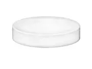 70/400 WHITE Straight Smooth Cap/lid (qty 12) WITH FOAM LINER