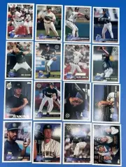 1996 Topps Milwaukee BREWERS Team Set (16 Cards) Greg Vaughn John Valentin