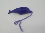 PURPLE DOLPHIN SHAPED BEACH SWIM POOL SAFE CONTAINER STORAGE MONEY VALUABLES