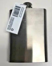 Hip Flask 8 oz Stainless Steel New NWT Tractor Supply