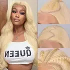 613 13x6 Lace Front Wig Human Hair HD Lace Body Wave Blonde Lace Front Wigs 6...