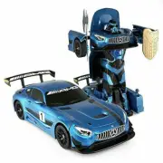 1:14 RC Mercedes-Benz GT3 2.4ghz RC Transformer Dancing Robot Car (BLUE)
