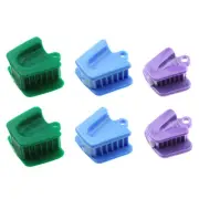 6 Pcs Dental Silicone Occlusal Pad Bite Block Mouth Prop Rubber Opener Retractor