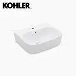 美國KOHLER MODERNLIFE 壁掛式面盆(毛巾桿需另購) K-77767K-1-0