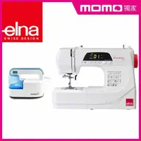 在飛比找momo購物網優惠-【瑞士elna】eXperience 450電腦縫紉機+DA