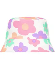 Toddler Girls Flower Bucket Hat