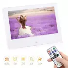 Digital Photo Frame White 7in IPS Screen 1024x600 HD Electronic Album With B Fit