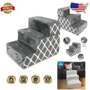 Lightweight Foldable Pet Steps for Easy Access - Removable Cover & Machine Wash