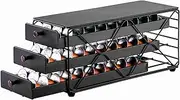 [ZCDCP] Coffee Pod Holder Drawer Storage, Compatible with Nespresso Originaline pod, Office Kitchen Counter Organizer (90 pods-3tiers)