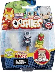 [Ooshies] Set 3 "Marvel Series 1" Action Figure (4 Pack)