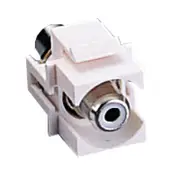 Rca Snap-In Keystone Module White