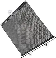 EXQUIMEUBLE 1Set Suction Cup Roller Sunshade Dot Indoor Privacy Curtain Easy to Install No Drill Window Shade for Kitchen Living Balcony UV Protection and Light Filtering