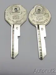 1968 Chevrolet Impala Corvette Nova Camaro Key blanks NOS original knock/outs