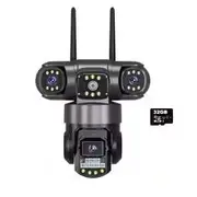 V380 Pro Wifi IP Camera Outdoor 12MP 6K Triple Lens Triple Screens Monitor Video Security Night Vision Waterproof CCTV Cameras