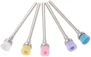 5pcs M Color Nail Drill Cleaning Brush Electric 2.35mm Professional Nail Art Drill Bit Brush Accessories