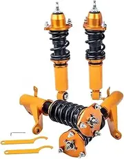24 Ways Adjustable Damper Coilover Compatible for Integra DC5 2001-2006 Compatible for RSX Suspension Shocks Struts Absorber