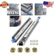 16-40 Inch Heavy Duty Drawer Slides - Upgraded Locking Design for Secure Use