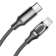 A1 3A Type C to MFI Certificated Lightning PD Fast Charging Data Cable For iPhone 8 Plus X XS Max iPad Air iPod