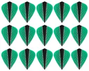 5 New Sets Harrows Quantum X Kite Dart Flights - Ships w/ Tracking - Jade